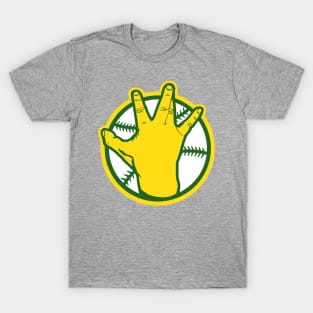 Oakland A's Westside Hand Sign Design T-Shirt